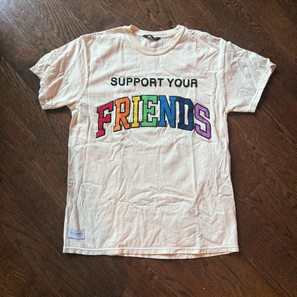 Support Your Friends Graphic Tee - Cream